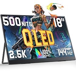 UPERFECT QLED Portable Monitor 2K 144HZ