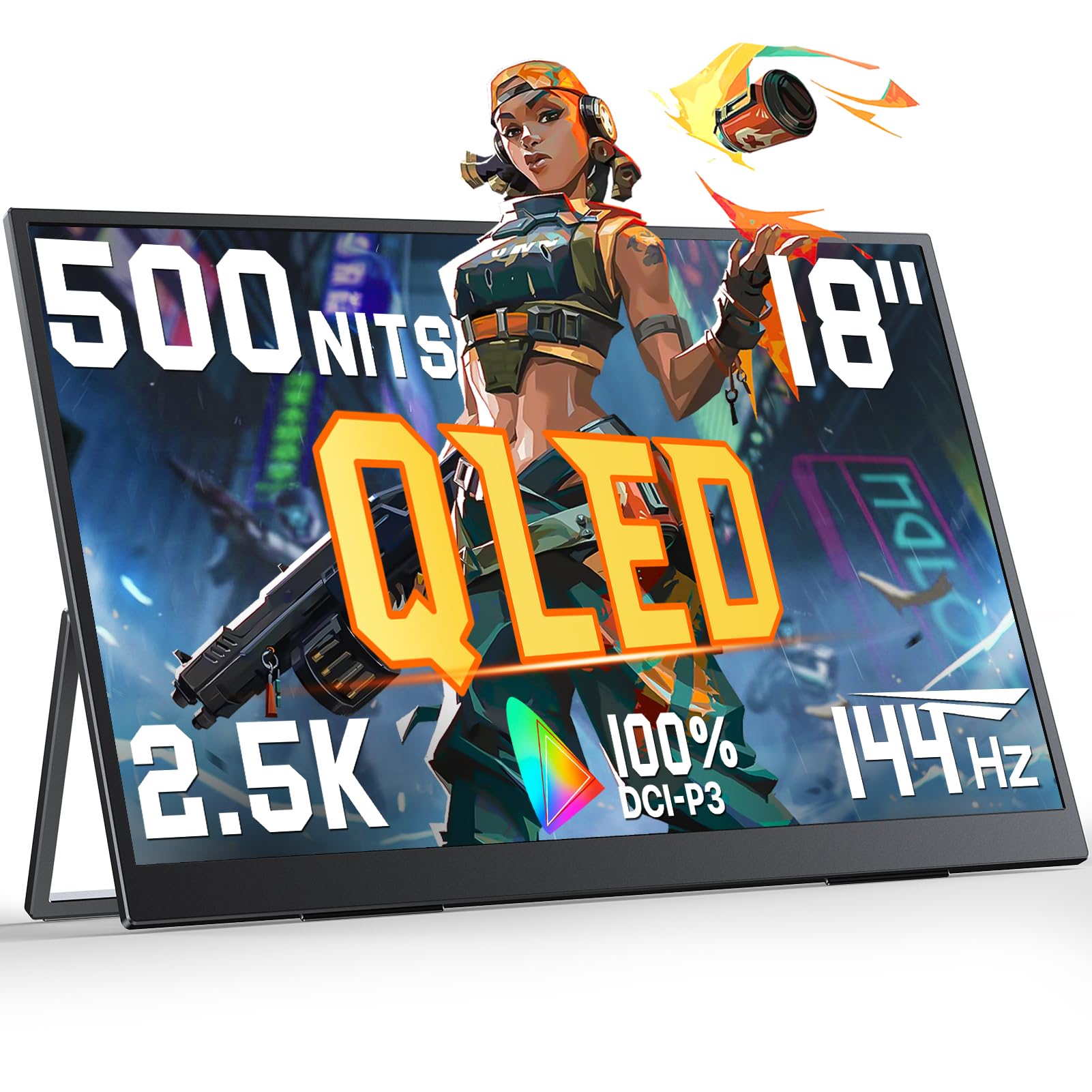 UPERFECT QLED Portable Monitor 2K 144HZ