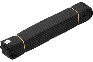 YELARXI Karate Belt, Martial Arts Ranking Belts Solid Cotton Double-Layered Core Long Soft Training Equipment