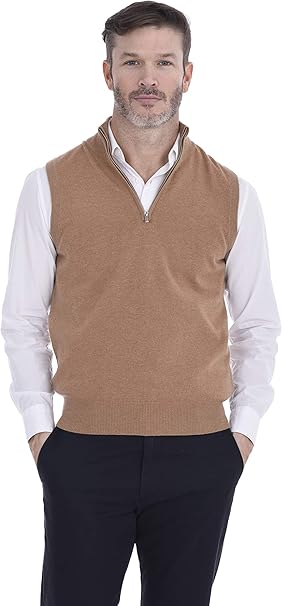 zip up sweater vest