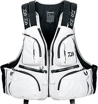 Amazon ダイワ Daiwa フローティングベスト バリアテック Df 3603 ライトグレー M ダイワ Daiwa ライフジャケット フローティングベスト