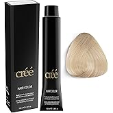 Cree Professional 901 Ash Superlightener Permanent Hair Color - Long Lasting, Rich Vibrant - Gray Coverage 100ml - 3.4 fl.oz.