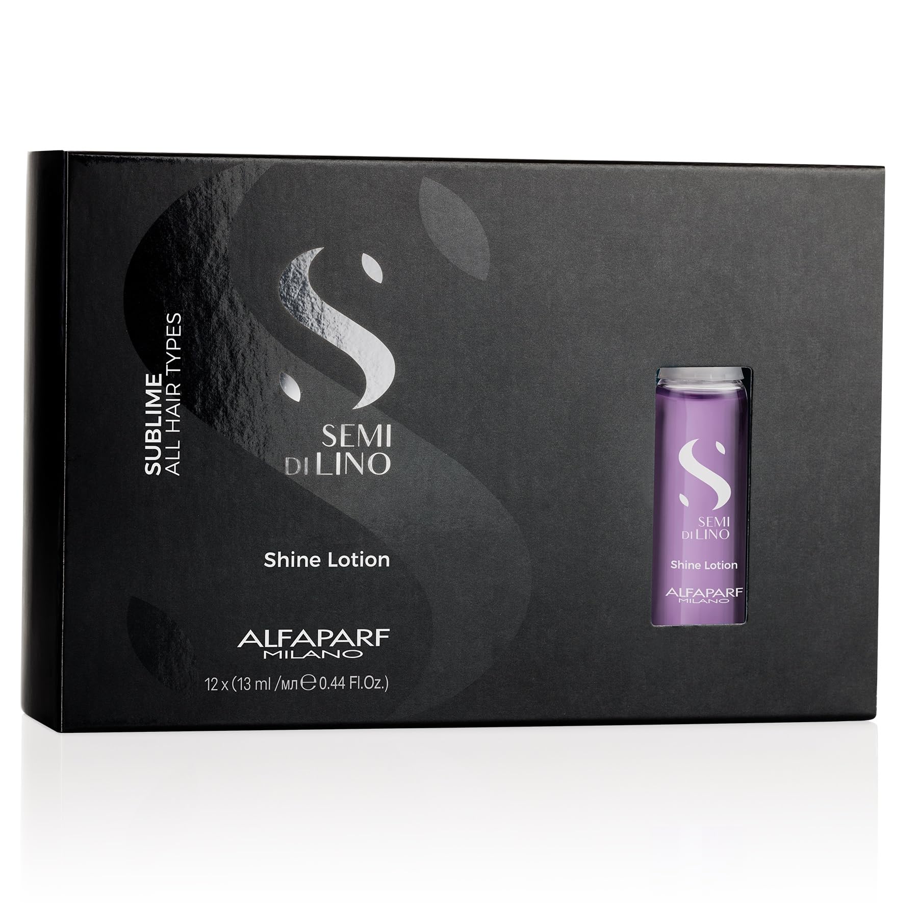 ALFAPARF Sublime Semi DI Lino Shine Lotion 156ML Unisex Adult, Black,Single