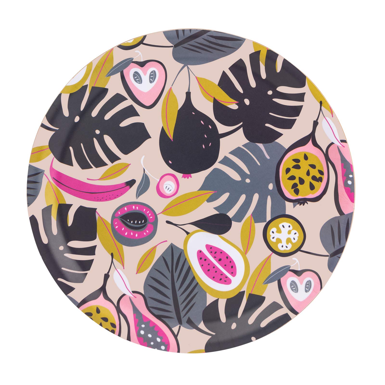 Guatemala Round Tray Large Tropical Fruit