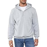 JIHUILAI Men's Quarter Zip Pullover Hoodies Half Zip Hoodie Men Long Sleeve Hoodie Fleece Casual Fashion Sweatshirt, S-3xl