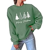Christmas Sweatshirts for Women It's A Beaut Clark Sweatshirt Funny Christmas Tree Graphic Long Sleeve Shirts