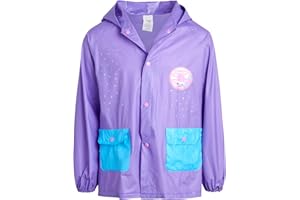 Lilly of New York Girls' Raincoat - Waterproof Rain Jacket - Hooded Slicker Raincoat for Infants, Toddlers, Girls (12M-6)