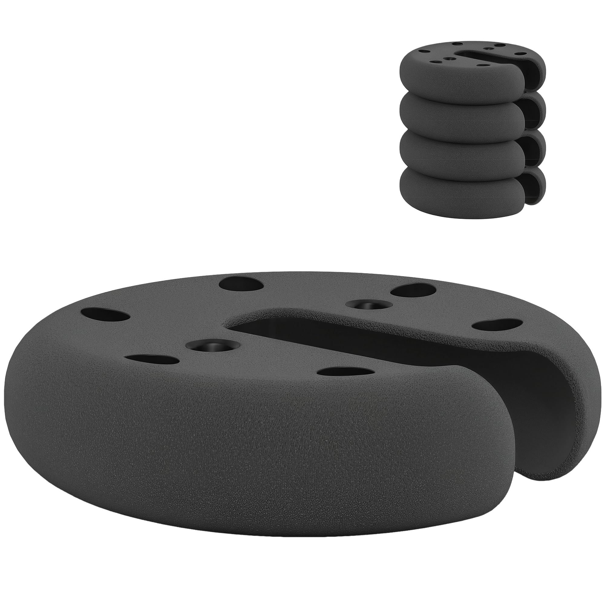 Outsunny Pop up Canopy Tent Weights Set of 4 PCs, Leg Weights for Marquee Party Tent Outdoor Canopy, Total 8.8KG