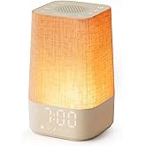Sunrise Alarm Clock with Sound Machine, Gentle Wake Up Light for Bedroom | 10-60 Mins Gradual Light, 30 Soothing Sounds, Adjustable Brightness, 32-Level Volume, Bright &amp; Loud Enough for Dark Morning