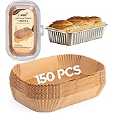 Loaf Pan Liners, Loaf Pan Liners for Baking Bread 9x5, Bread Pan Parchment Liners, 150pcs Bread Pan Liners for Baking