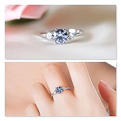 VEMAZA Color Change Alexandrite Ring 925 Sterling