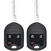 Vurkcy Key Fob Replacement for 04-14 Ford F150/ 04-16 F250 F350/ 05-12 Escape/ 03-16 Expedition/ 01-15 Explorer/ Edge Econoline Flex Freestar Freestyle Fusion Ranger Taurus Windstar, CWTWB1U793, 2Pcs
