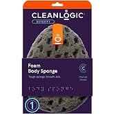 Clean Logic Charcoal Infused Sea Foam Body Sponge (Pack of 2)