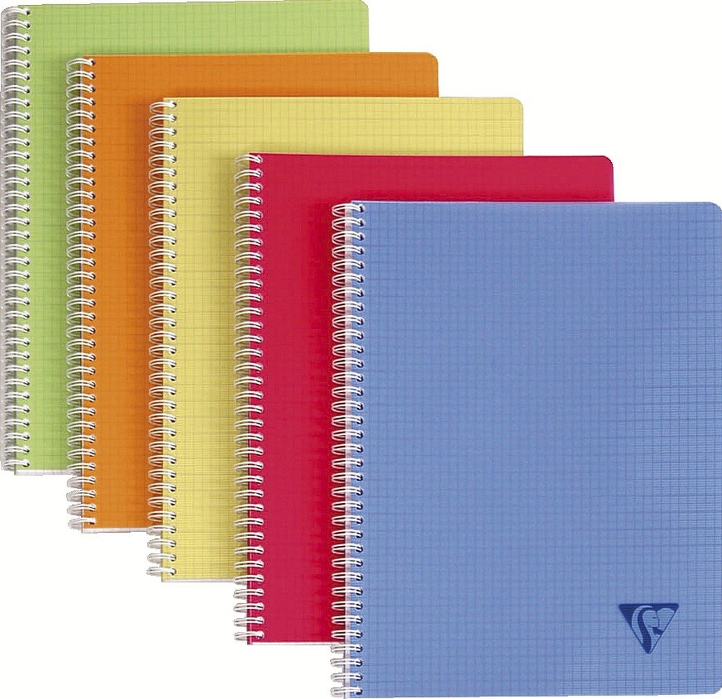 Clairefontaine Linicolor 328325C Cahier à spirale petits carreaux 100 pages 90 g 24 x 32 cm Couleur Aléatoire Clairefontaine Linicolor 328325C Cahier à spirale petits carreaux 100 pages 90 g 24 x 32 cm Couleur Aléatoire