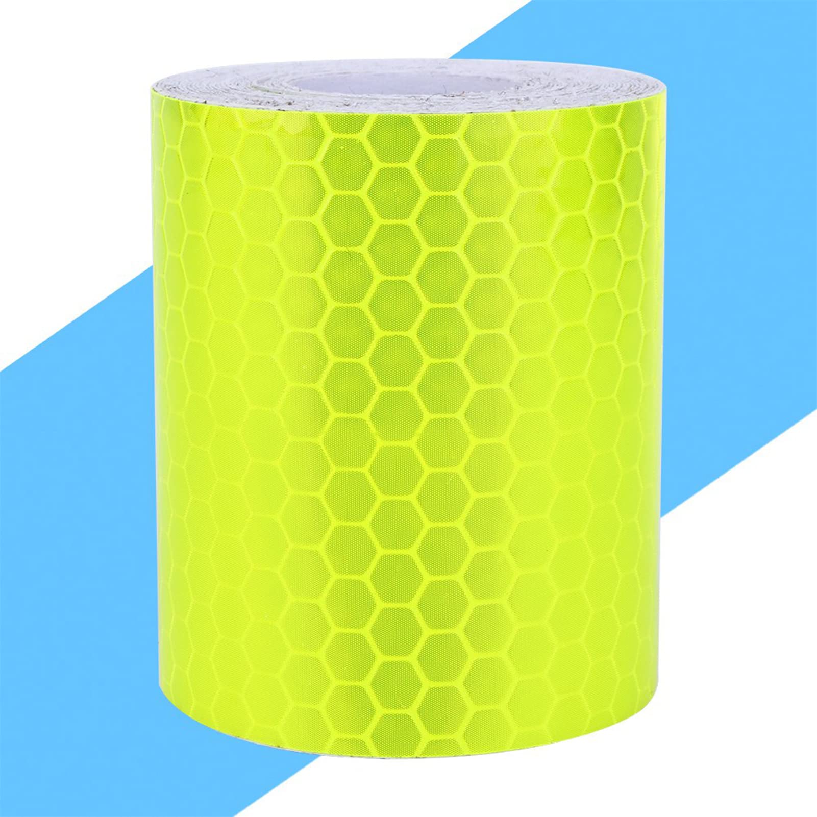 FTVOGUE 300cm Fluorescence Warning Tape Roll Reflective Car Wall Sticker Self-Adhesive Security Marking Tape