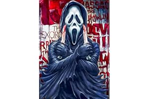 KEUASDV Diamond Painting Kits for Adults, Halloween Ghosts and Daggers 5D DIY Diamond Art Kits Full Drill Diamond Dots for Gift Wall Decor and Relaxation Gem Arts 12x16 inch