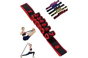 Numbered Resistance Band,Numbered Resistance Bands for Glutes,Fitness Resistance Band for Stretching and Yoga