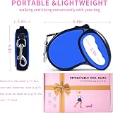 ANCOOLE Retractable Dog Lead 5M 16FT Navy Blue 360° Tangle-Free Anti-Slip view 2