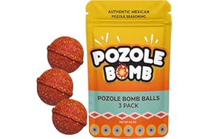 CHILEMOY Pozole Bombs 3-Pack | Authentic Mexican Pozole Seasoning | Pozole Bomb Balls for Soups, Stews, Traditional Pozole, Tacos, and More | Pozole Spice Mix for Slow & Pressure Cookers and Stove Top