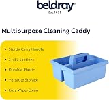 Beldray Multipurpose Cleaning Caddy Large 2 x 5L Compartments Blue view 2