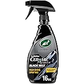 Turtle Wax Hybrid Solutions Ceramic Acrylic Black Car Wax Spray, Restores Apperance of Black Car Paint, Ceramic Coating Protection, Extreme Water Beading, High Gloss Shine, 16 oz (Pack of 1)