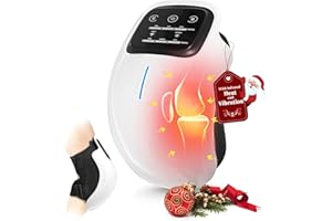Cordless Knee Massager with Heat and Vibration, Best Gifts for for Family and Friends