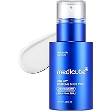 medicube Zero Exosome Shot 7,500 PPM Spicule Facial Serum | Liquid Skin Booster Serum | Exosome, AHA+BHA+PHA | Pore Care, Dea