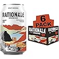 Rationale Brewing Non Alcoholic Beer, Hazy IPA, Premium Craft NA Beer, Low Calorie Zero Alcohol Alternative, Award Winning Non-Alcoholic Drinks
