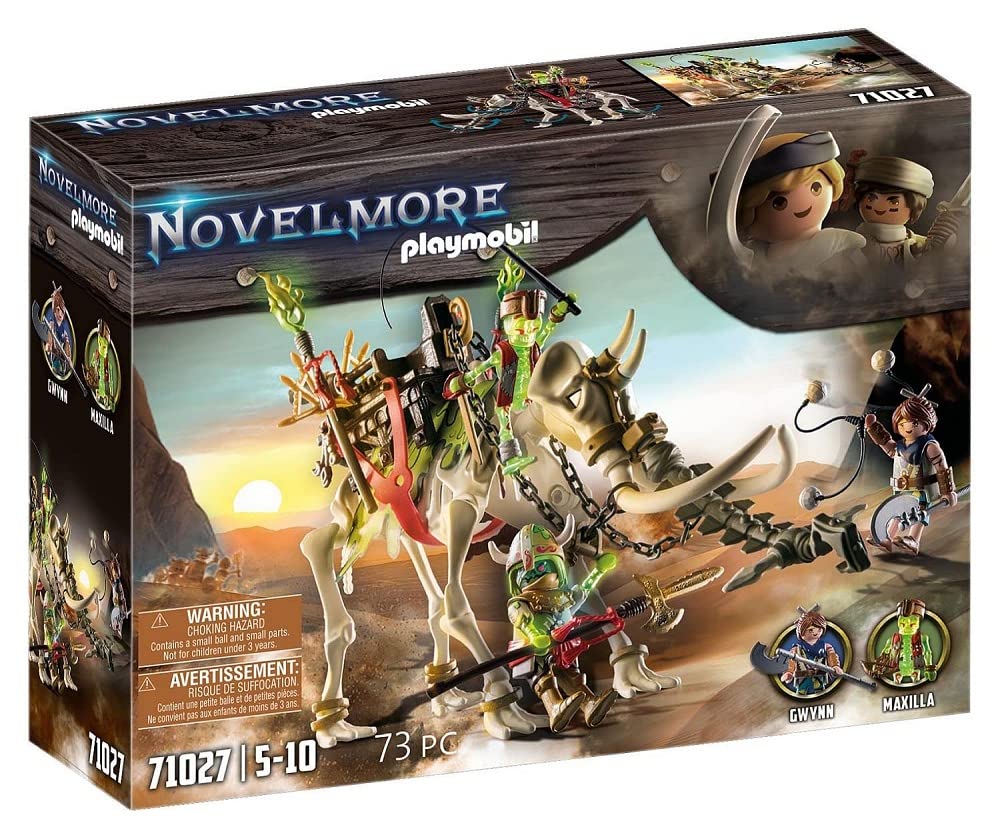 Playmobil 71027 Novelmore Knights Sal'ahari Sands - Mammoth Attack, Medieval Castle and Knights’ Toy, Fun Imaginative Role-Play, Playset Suitable for Children Ages 5+