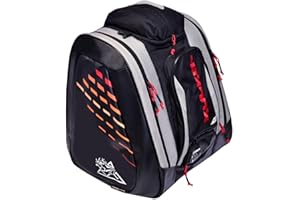 KULKEA Thermal Trekker Heated Ski Boot Backpack - Heated, Insulated Ski Boot Bag For Maximum Gear & Boot Storage - 3 Heat Settings - 20V Wall Plug & 12V Auto Plug