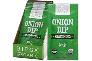 Riega Organic Onion Dip Seasoning Mix, 0.7 Ounce (Pack of 8)
