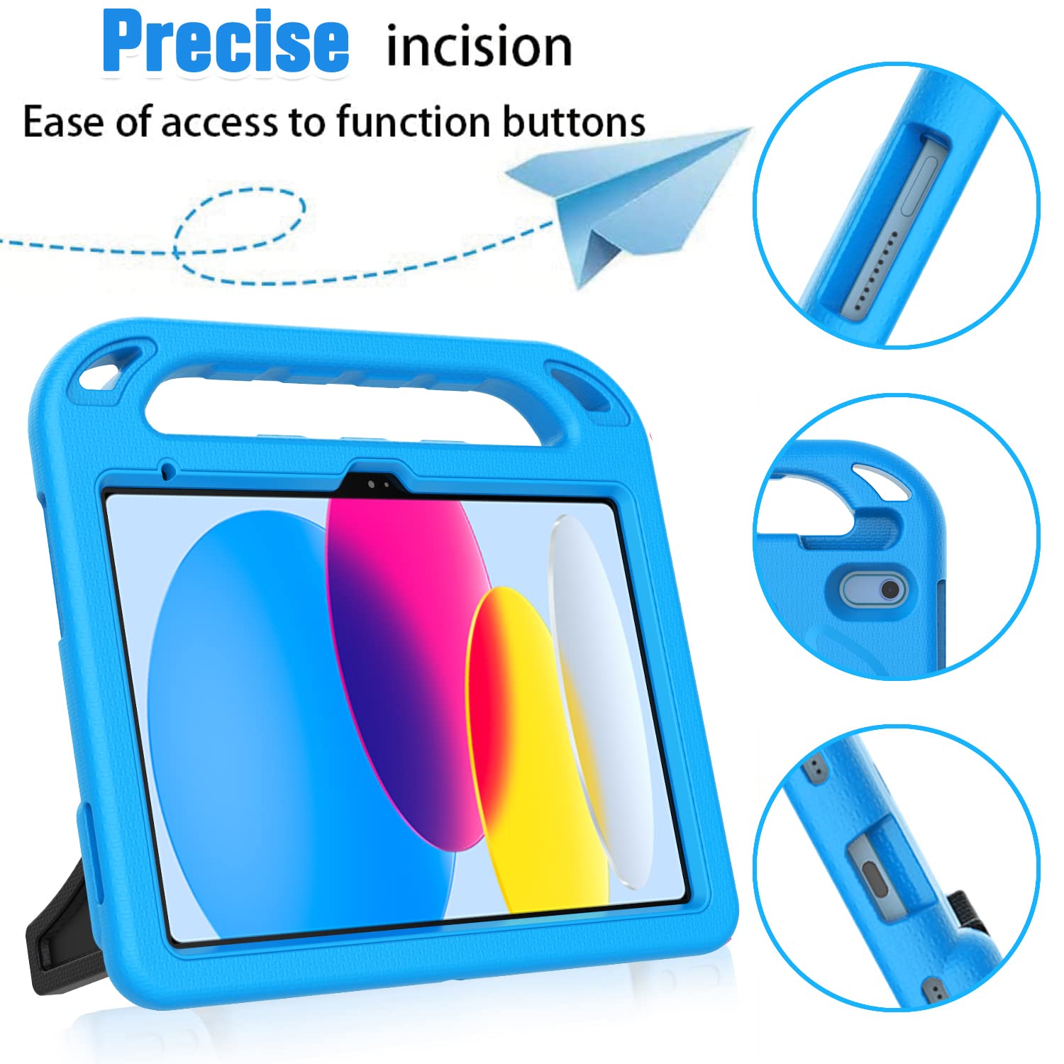 BMOUO Kids Case for iPad 11th Generation (A16) 11 Inch 2025/iPad 10th Generation 10.9