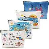 1 Pcs 3 Pcs 4 Pcs Makeup Bag, Girls Trip Gifts Favors Girls Weekend Gifts, Friendship Gifts for Women Bestie Bride