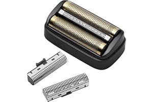 YAZIYIR Shaver Replacement Foil and Inner Cutters Compatible with Andis 17300 reSURGE Electric Shaver,Black (1 Pack)