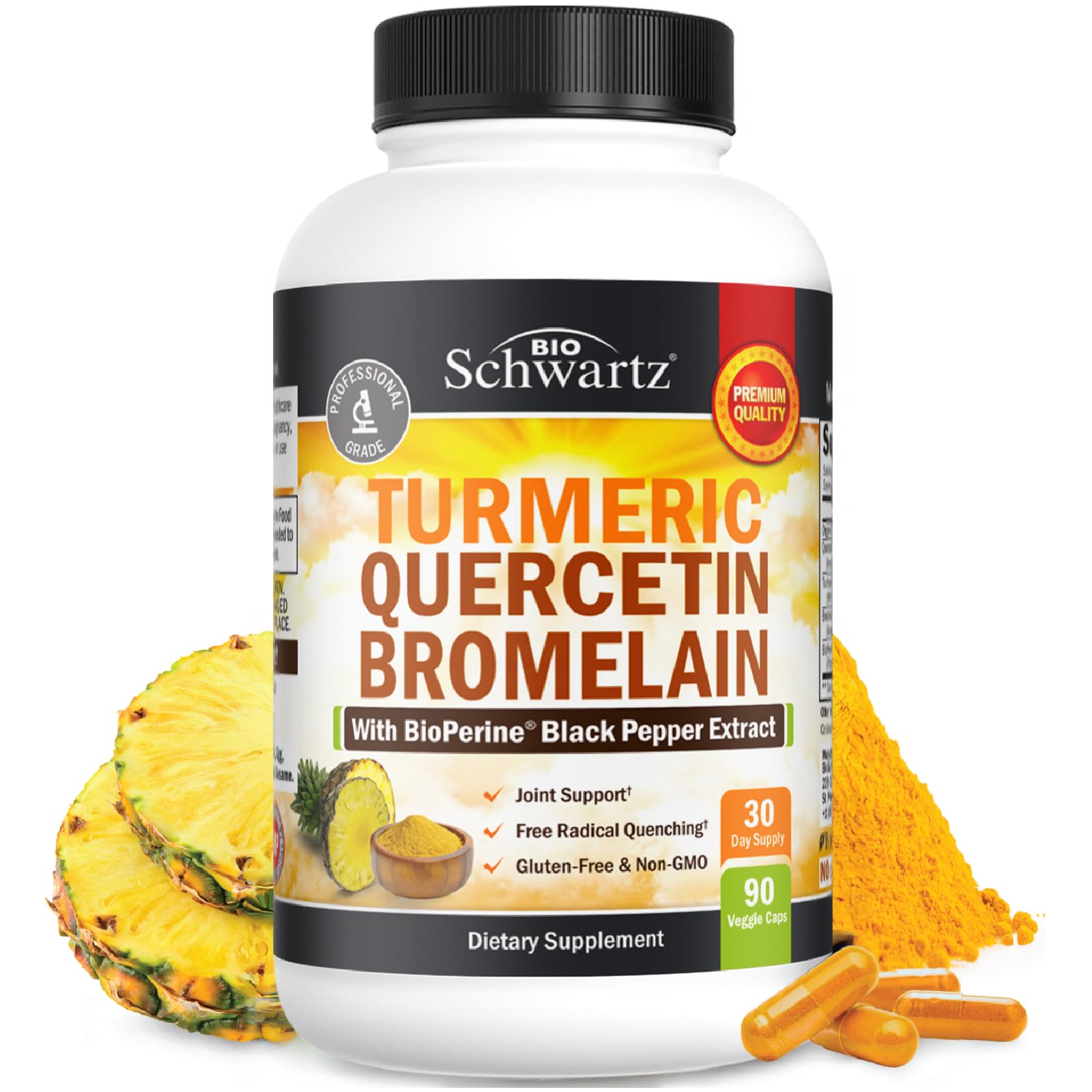 Turmeric Quercetin Bromelain