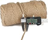 G2PLUS 6MM Thick Jute Rope 50M Hemp Garden Rope 3-Ply for DIY Crafts view 2