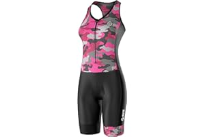 SLS3 Triathlon Suit Women - One Piece Trisuit Women, Premium FX Female Tri Suit - Womens Triathlon Suits, No Shelf Bra