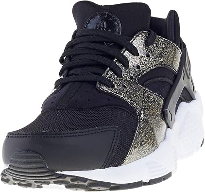 nike huarache negro con dorado