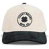 Lucky Brand Classic Cotton Hat | Adjustable | Dad Hat | Baseball Cap | Golf | Fishing | Low Profile | 5 Panel Design