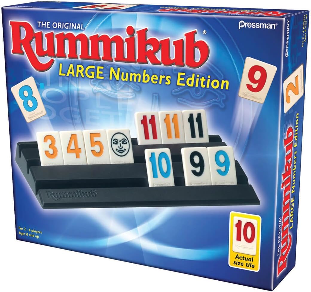 Rummikub Game Large Numbers Edition
