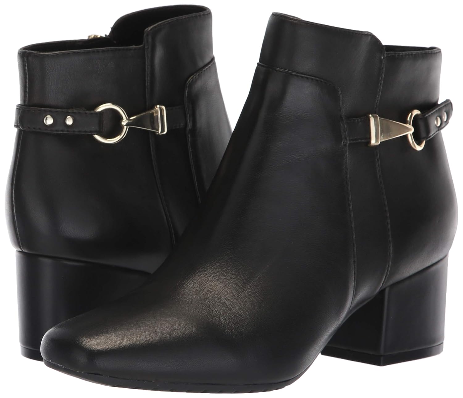 bandolino faruka block heel zip booties