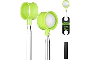 GEAVOUED Golf Ball Retriever 9Ft/12Ft/14.5Ft/16.3Ft Golf Ball Retriever Telescopic，Professional Stainless Steel Ball Retriever Tool Golf