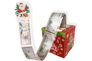 hhdatc Christmas Money Box Surprise Money Pull Pouch,Money Gift Ideas Surprise Gift Box Explosion for Christmas Day