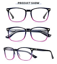 DUCO Blue Light Blocking Glasses 2 Pack Computer