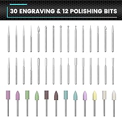 AM ARROWMAX Mini Engraving Pen with 42 Bits