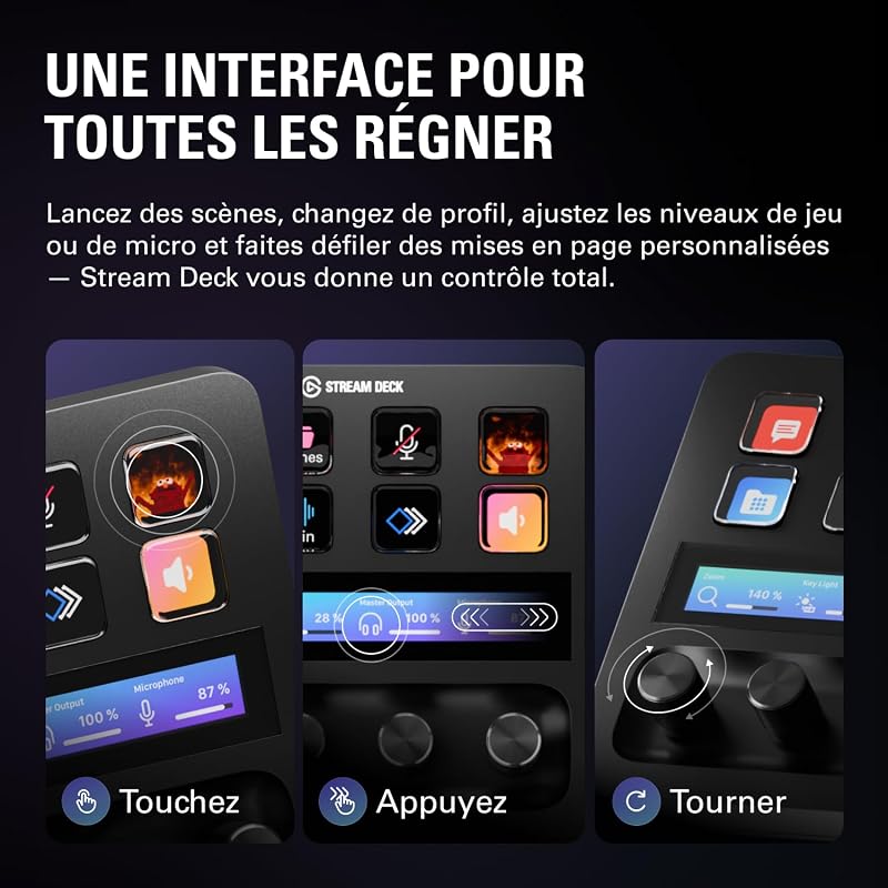 Stream Deck + – Console de mixage