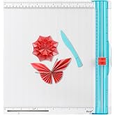 Ecraft 12 x 12inch Paper Trimmer Cutter Score Board, Scoring Tool with Paper Folding, for Making Scrapbooking, Cards, Envelope, Coupons and Photo