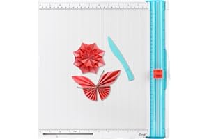 Ecraft 12 x 12inch Paper Trimmer Cutter Score Board, Scoring Tool with Paper Folding, for Making Scrapbooking, Cards, Envelope, Coupons and Photo