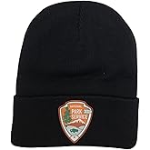 PNW Wonderland Apparel National Park Service Beanie with National Park Service Woven Patch Mens & Womens