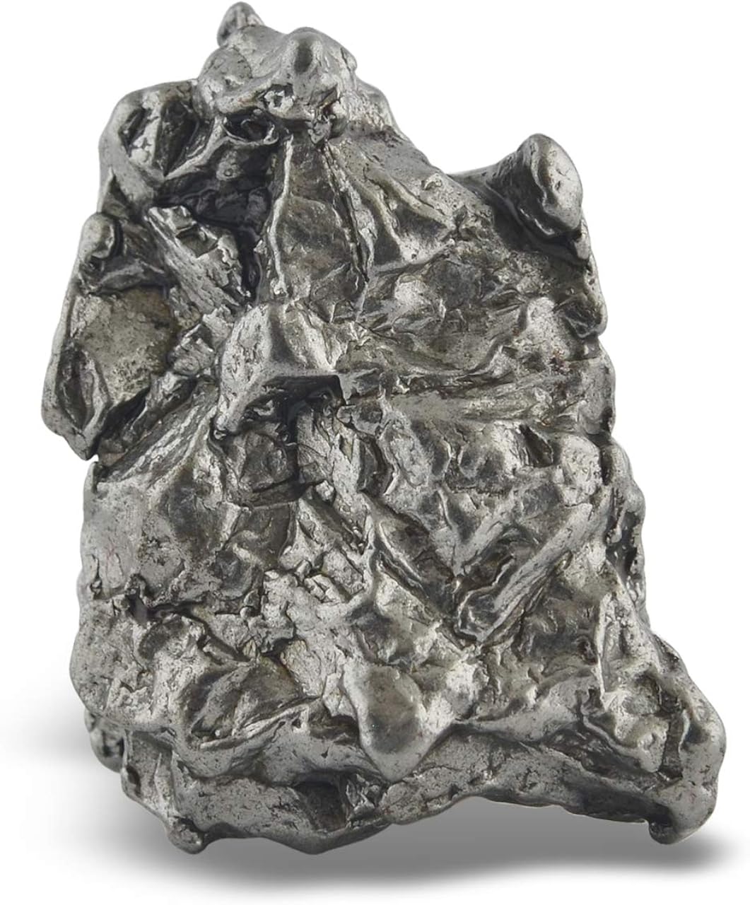 Genuine Campo Del Cielo 20-30 gram Meteorite Nugget, Grey or Black, 1 by 3/4 inch - Image 5